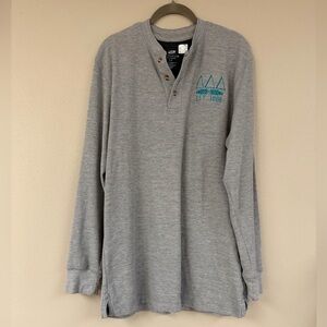 Like 🆕 Tri Delta Gray Long Sleeve Henley Shirt